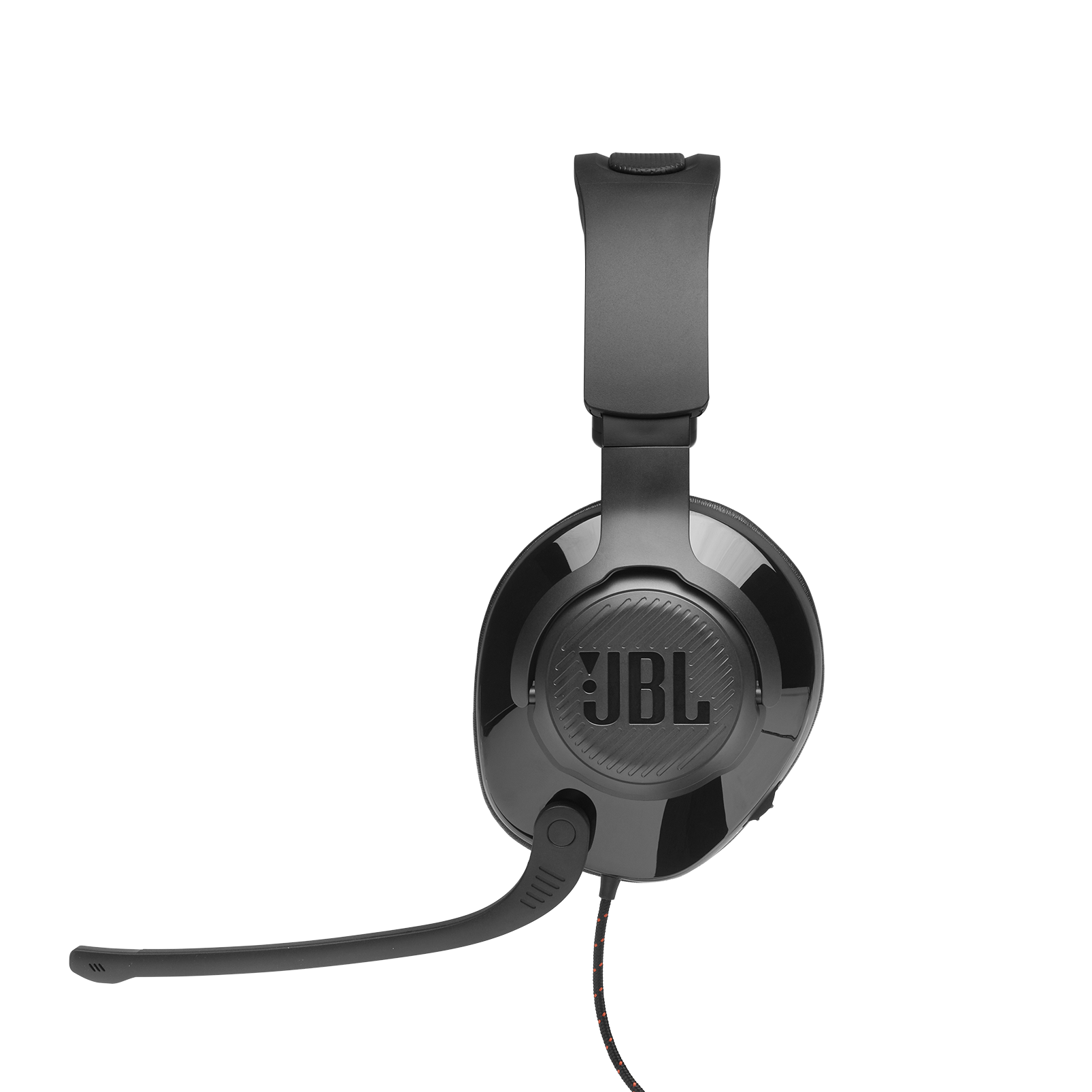 JBL Quantum 300 - Black - Hybrid wired over-ear PC gaming headset with flip-up mic - Detailshot 6